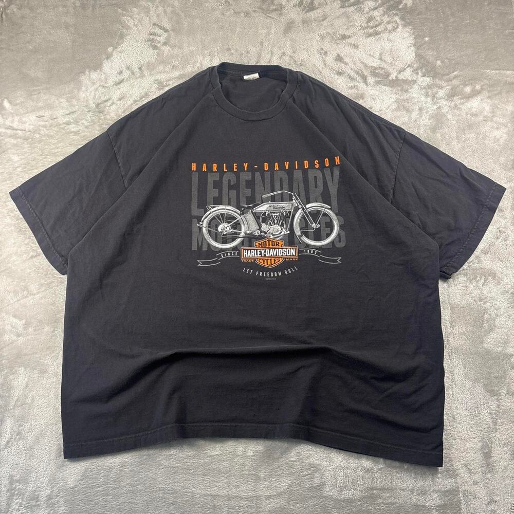 Harley Davidson T-Shirt Men’s 4XL Black Salt Lake City Utah Motorcycle